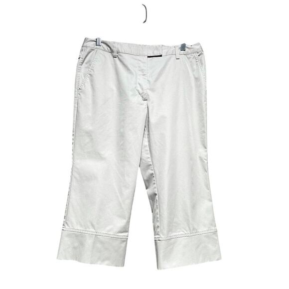 adidas Pants - Adidas Womens 10 ClimaCool Stretch Golf Capri Pants Beige Khaki Crop Pockets